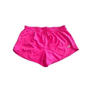 New Balance Neon Pink WS91824X Core 3” Shorts